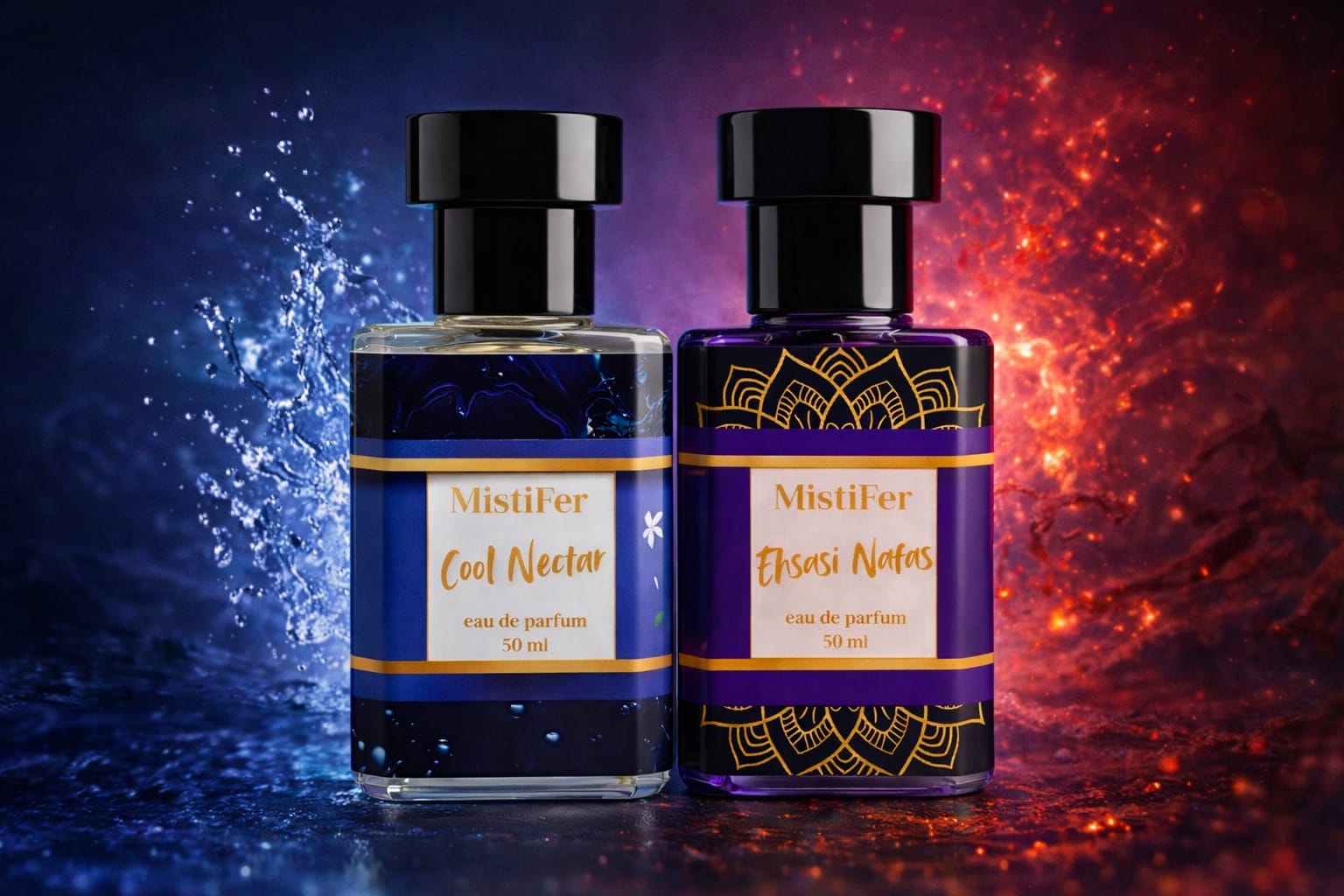 Ice&Fire ( Cool Nectar & Ehsasi Nafas) 50 ML Each